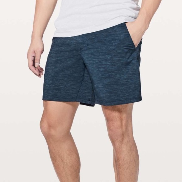 lululemon athletica Other - Lululemon Athletica Pace Breaker 7” Short Blue without Liner Size Small